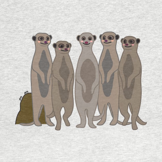 The Meerkat Mob I by littleoddforest